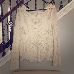 Cream Boho Blouse